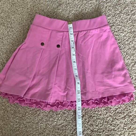 3/$15 🛍️ Children’s Place pink skirt | girls 6X/7 | skort play ruffle pleated - Picture 5 of 6